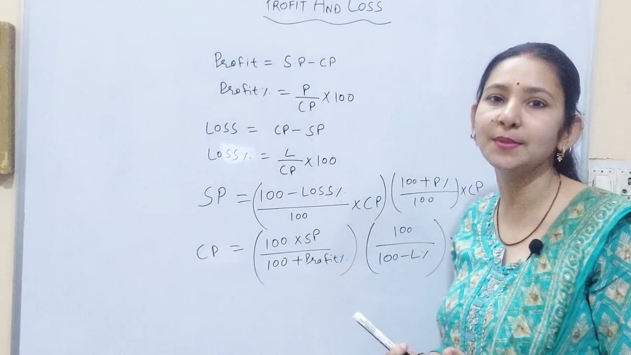 Formula of Profit and Loss#main basics of profit and loss #maths #teachingideas #examtricks 