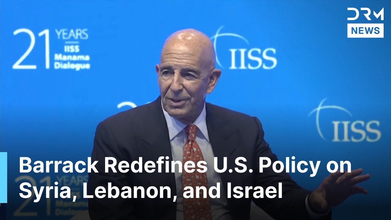 'No More Endless Diplomacy', Trump&rsquo;s Envoy Barrack Warns Iran & Lebanon at Manama Dialogue | AC1G