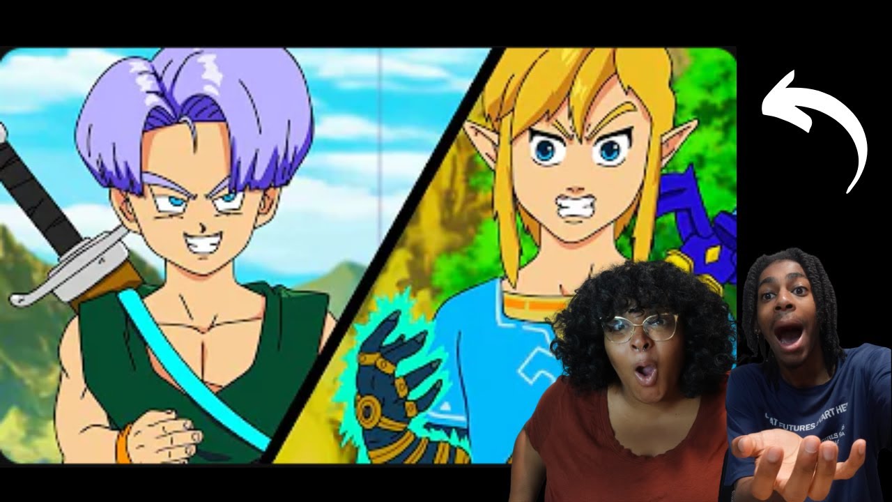 Trunks vs Link RAP BATTLE! | Reaction!