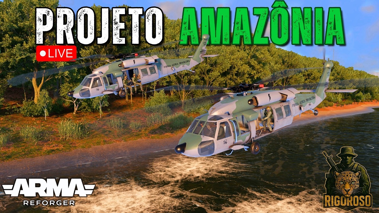 Guerra na Selva no Servidor BR Projeto Amazônia | Arma Reforger AO VIVO