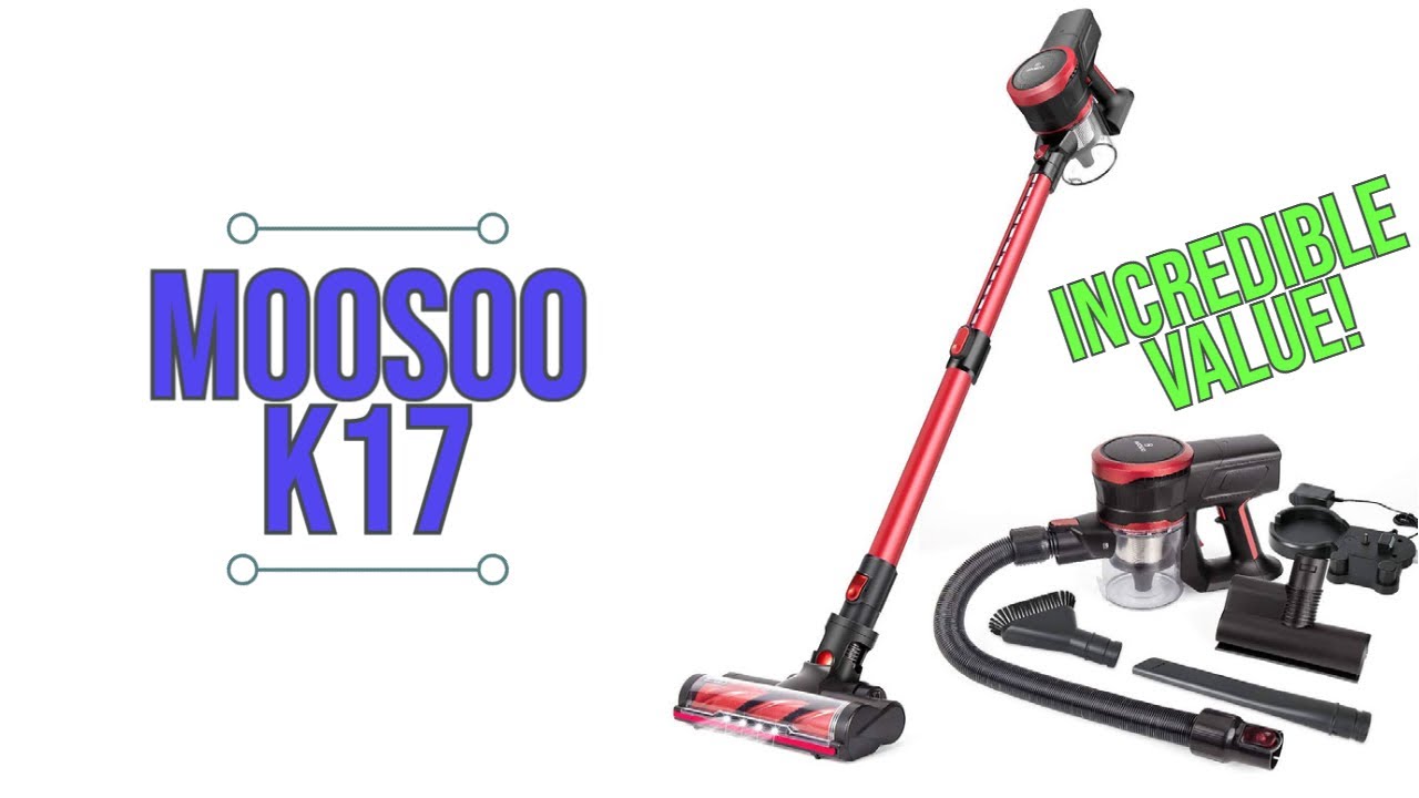 Обзор MOOSOO K17! Очень доступный беспроводной пылесос