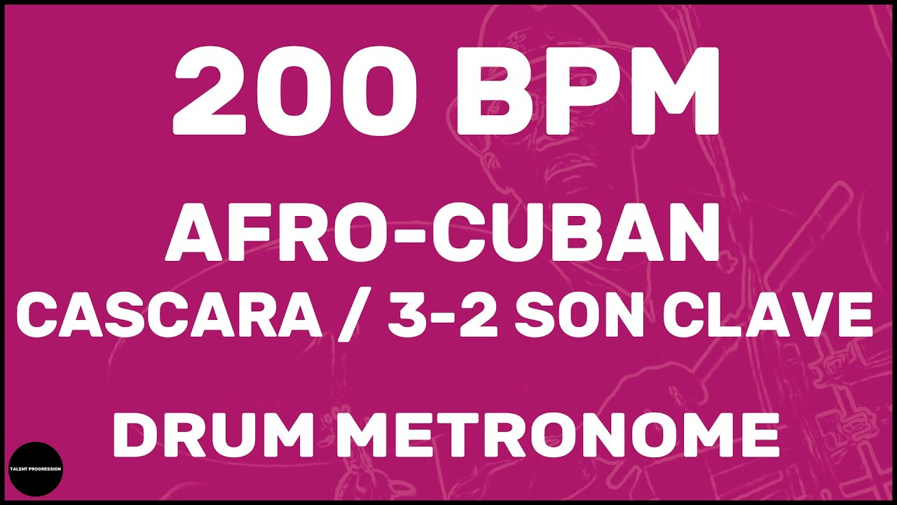 Afro-Cuban Cascara 3-2 Son Clave | метроном | 200 BPM