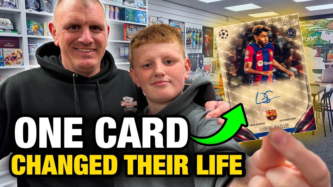 They bought an ENTIRE card shop with ONE card!