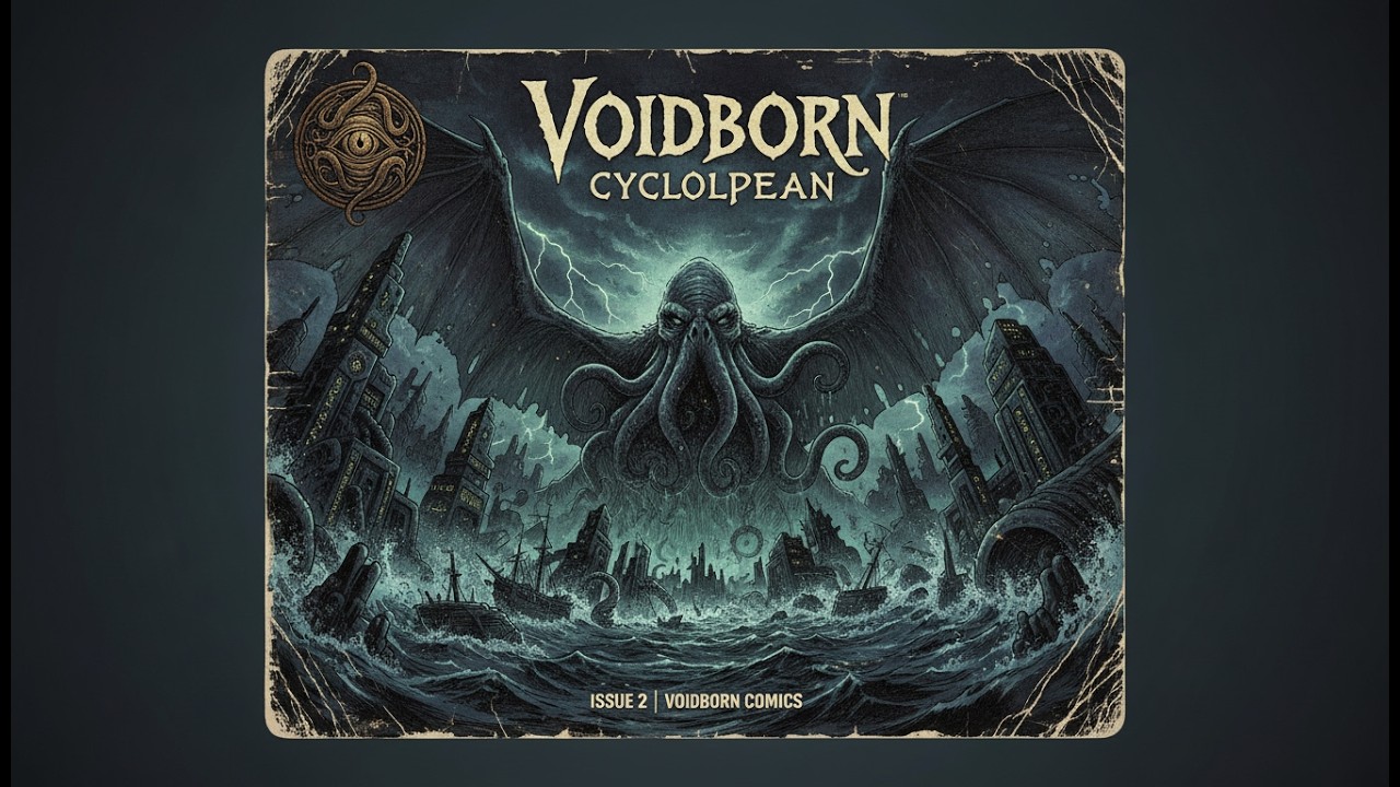 CYCLOPEAN - Voidborn | Официальное музыкальное видео (Космический хоррор-метал)
