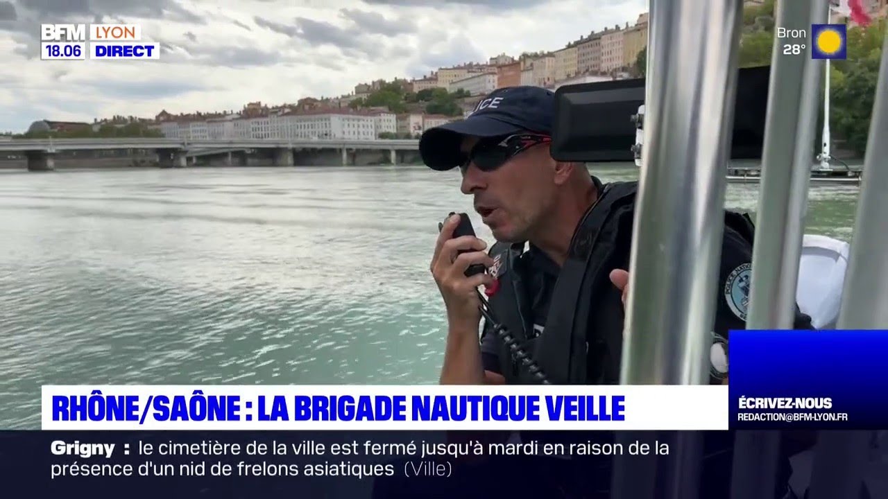 RHÔNE/SAÔNE : LA BRIGADE NAUTIQUE VEILLE