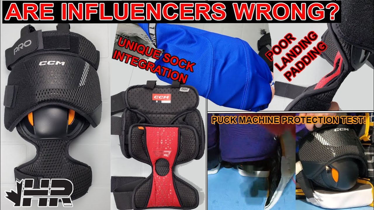 Influencer favourite! CCM KP Pro hockey goalie knee guard protector review