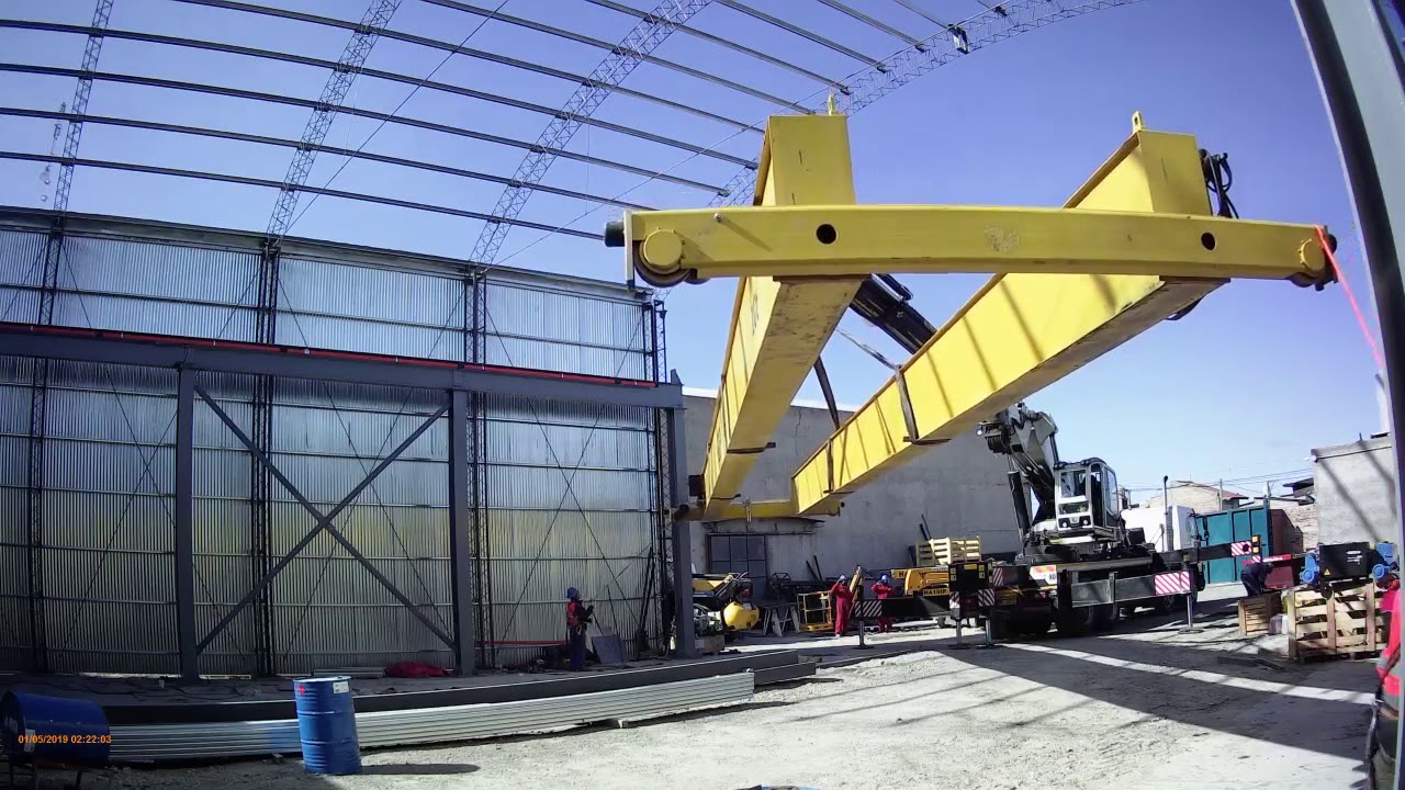 MONTAJE PUENTE GRUA 10 TONELADAS