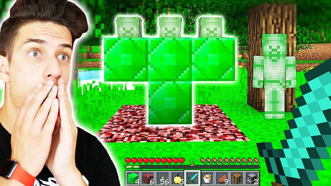 HOW TO SUMMON GREEN STEVE IN MINECRAFT!