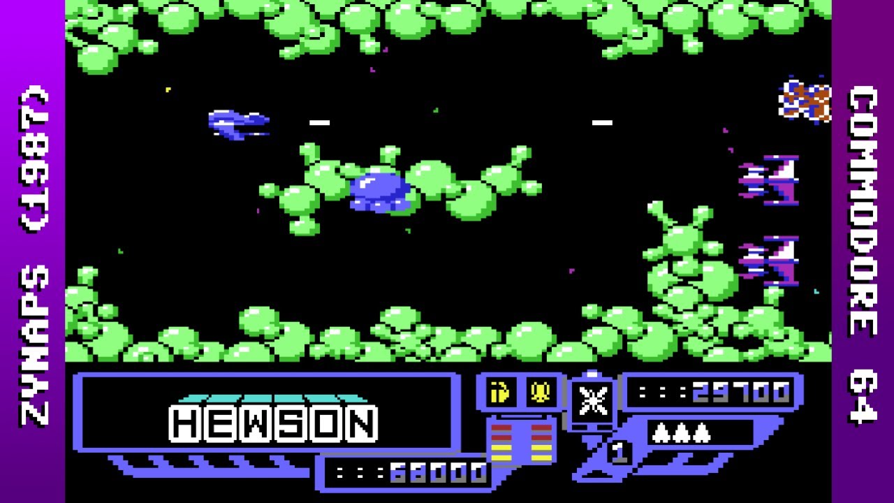 Zynaps Longplay (C64) [QHD]