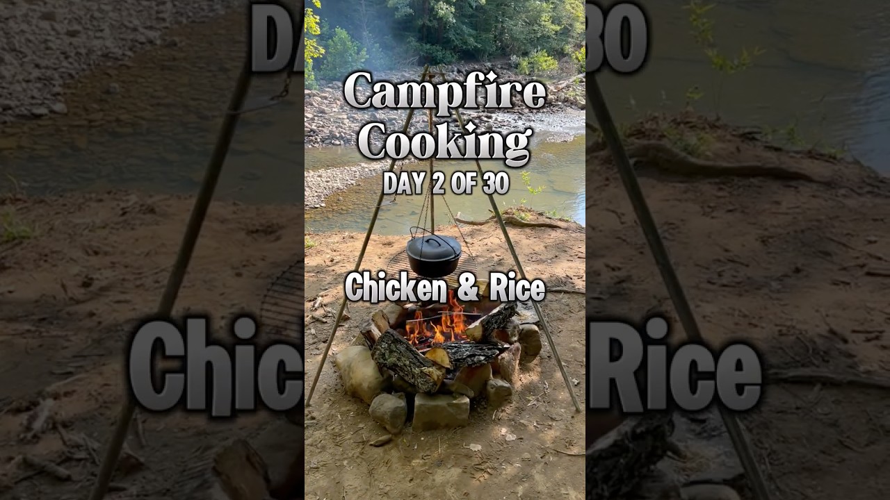 Campfire Cooking: Day 2 of 30 | Chicken and Rice - Gluten-free, whole food recipes