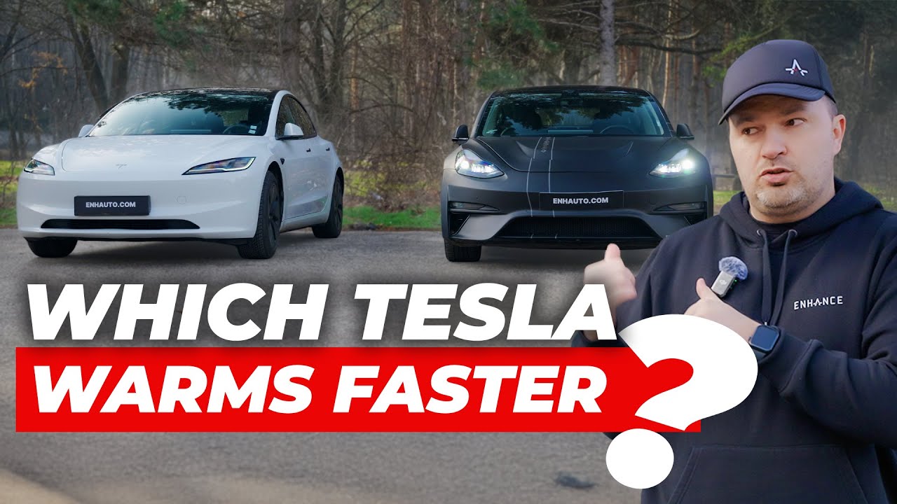 Tesla Model 3 Highland vs Legacy Model 3 | Which Warms Up Faster | Heat Pump vs Resistive Heater