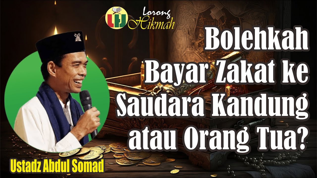 Bolehkah Bayar Zakat ke Saudara Kandung atau Orang Tua? Ustadz Abdul Somad Menjawab!
