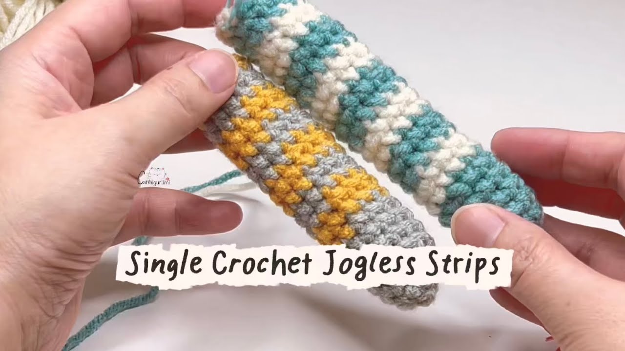Crochet Jogless Stripes &mdash; Invisible Color Change Tutorial