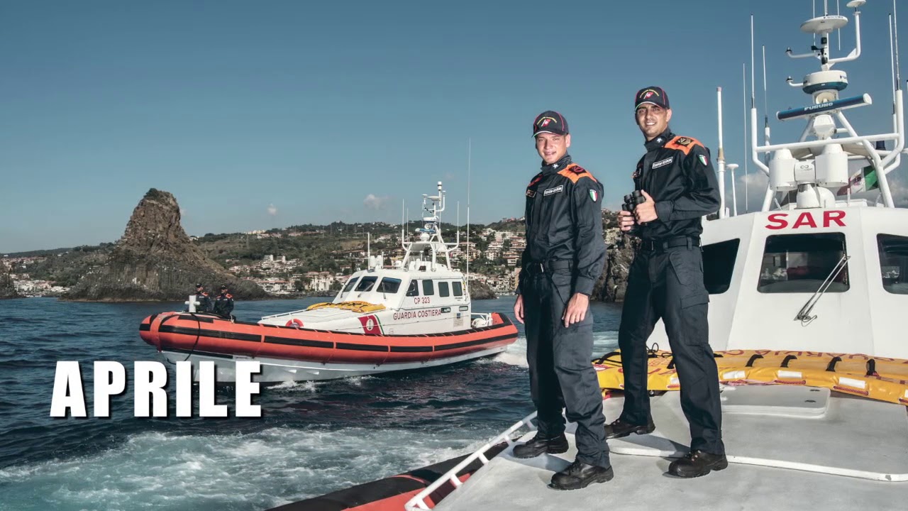 Calendario Guardia Costiera 2019 - il backstage