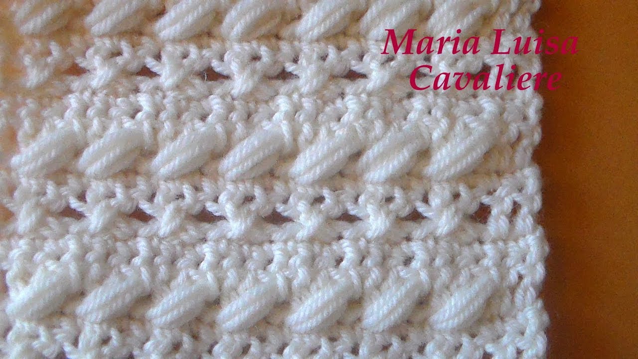 Punto incroci doppi all'uncinetto tutorial