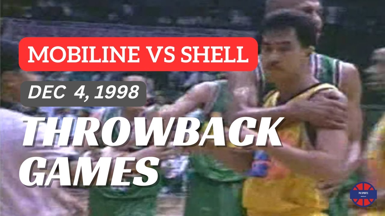 SHELL vs MOBILINE Phonepals | 1998 GOV's CUP FINALS GAME 5 | PBA THROWBACK GAMES