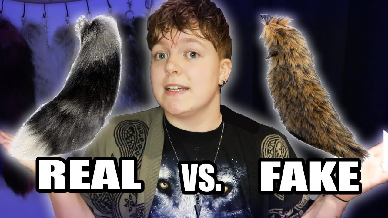REAL FUR TAILS vs  FAUX FUR TAILS - How to tell the difference | Therianthropy