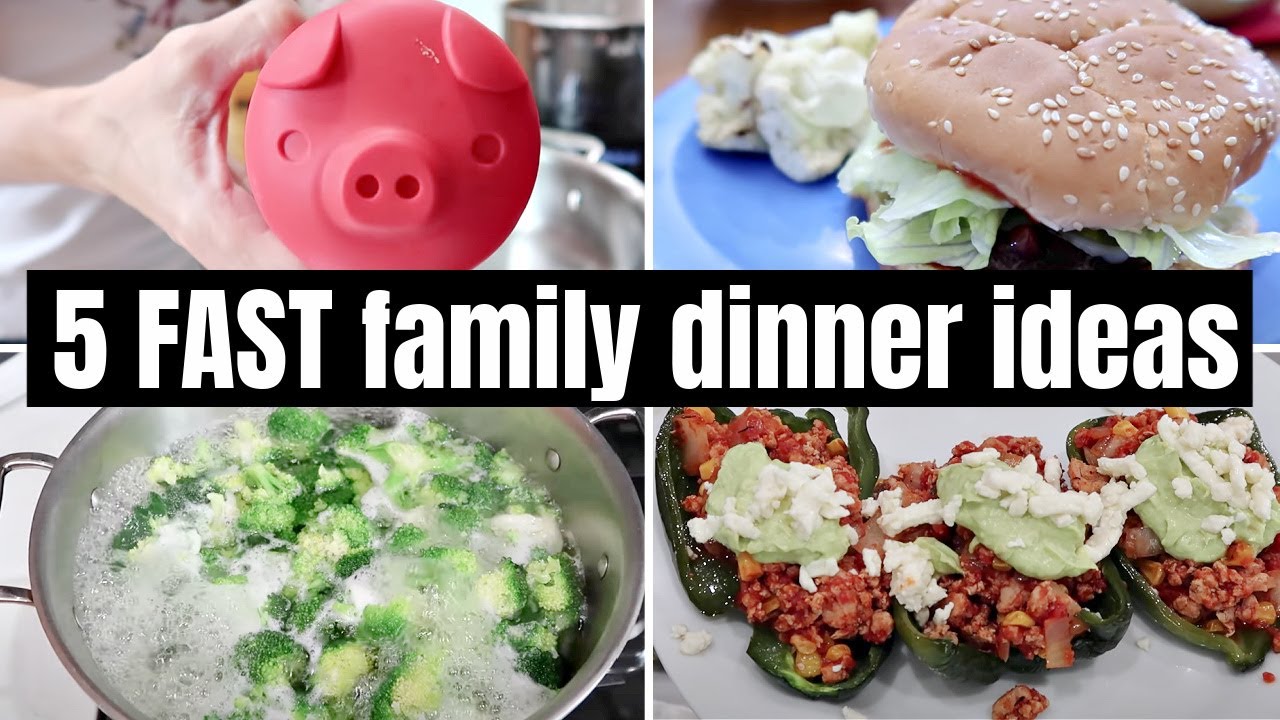 5 FAST & EASY FAMILY FAVORITES | WHAT'S FOR DINNER | FRUGAL FIT MOM