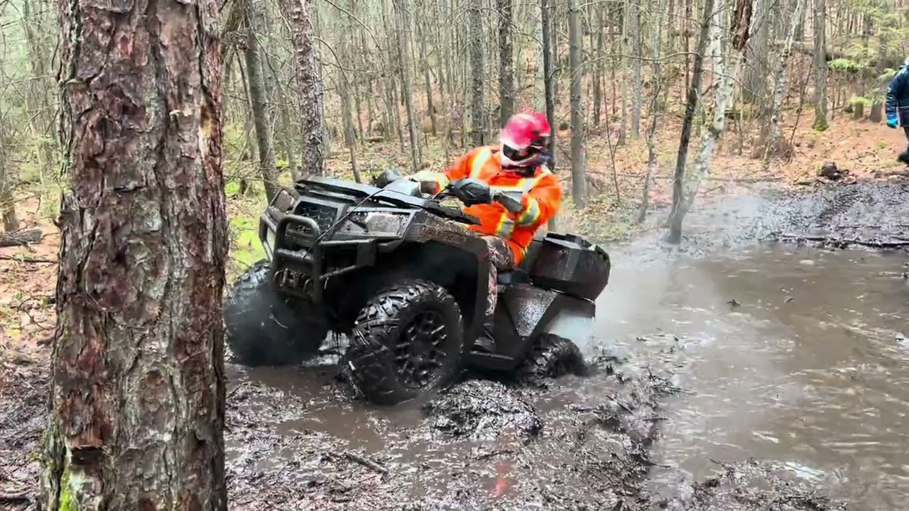 DEEP WATER & THICK MUD: ATV Mudding Adventure with the Crew
