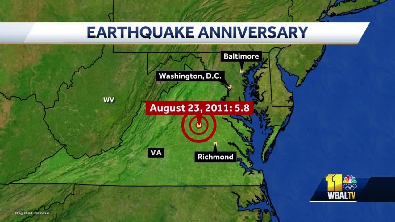 Marylanders remember 5.8 magnitude earthquake 10 years later