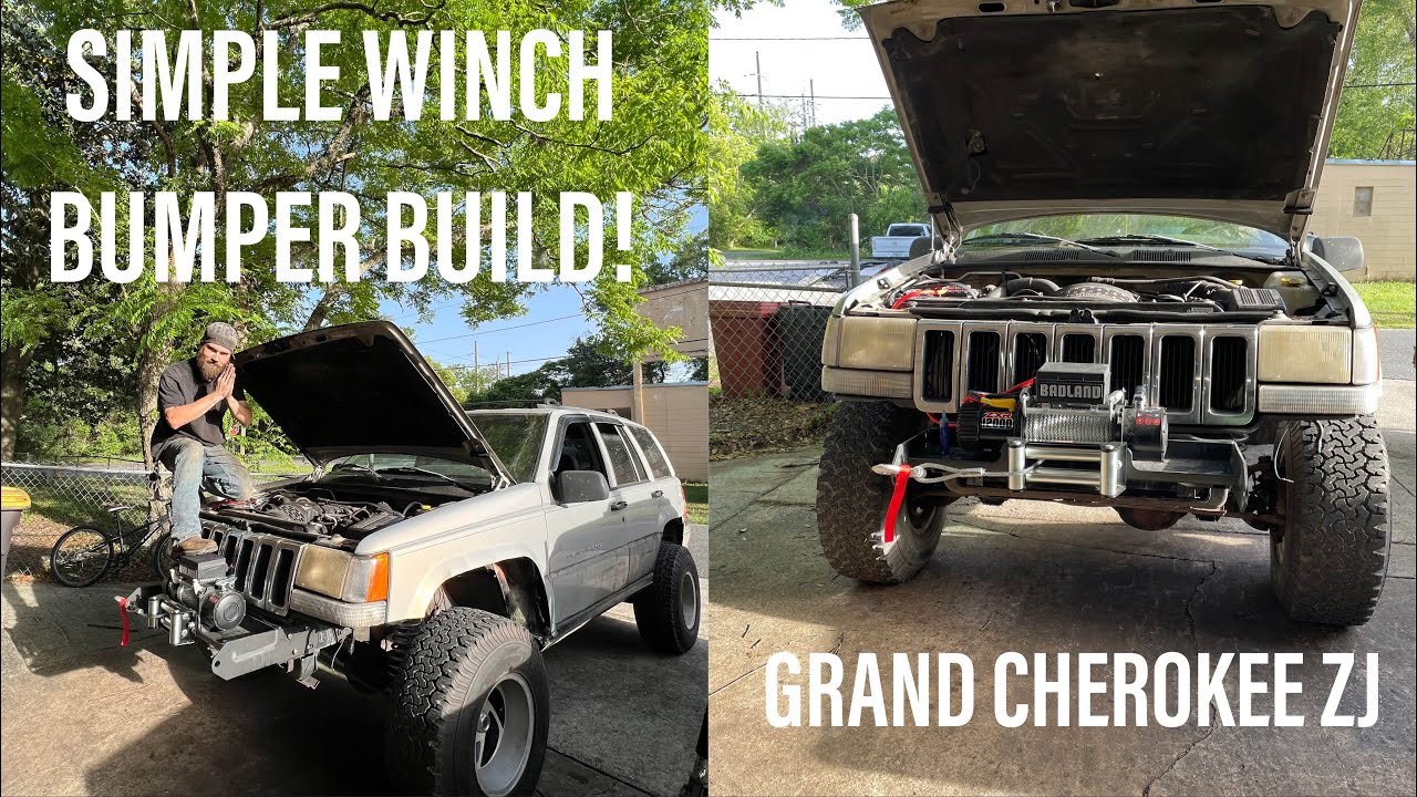 Изготовление бампера для лебедки для моего Jeep Grand Cherokee ZJ (часть 3)