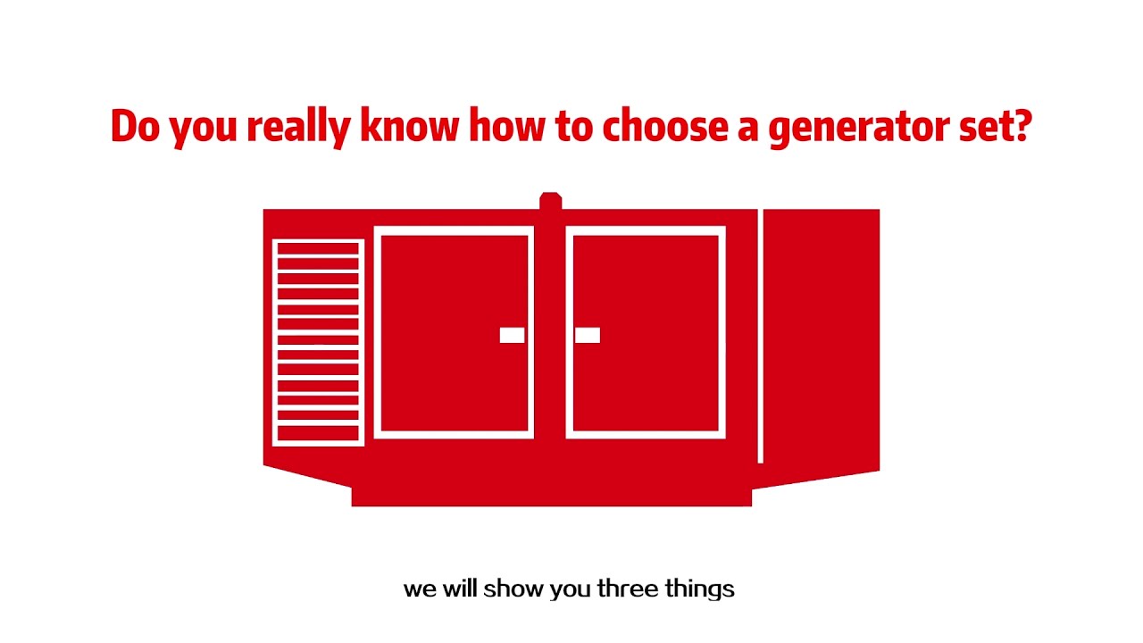 Do You Really Know How to Choose a Generator Set? (AGG Power)