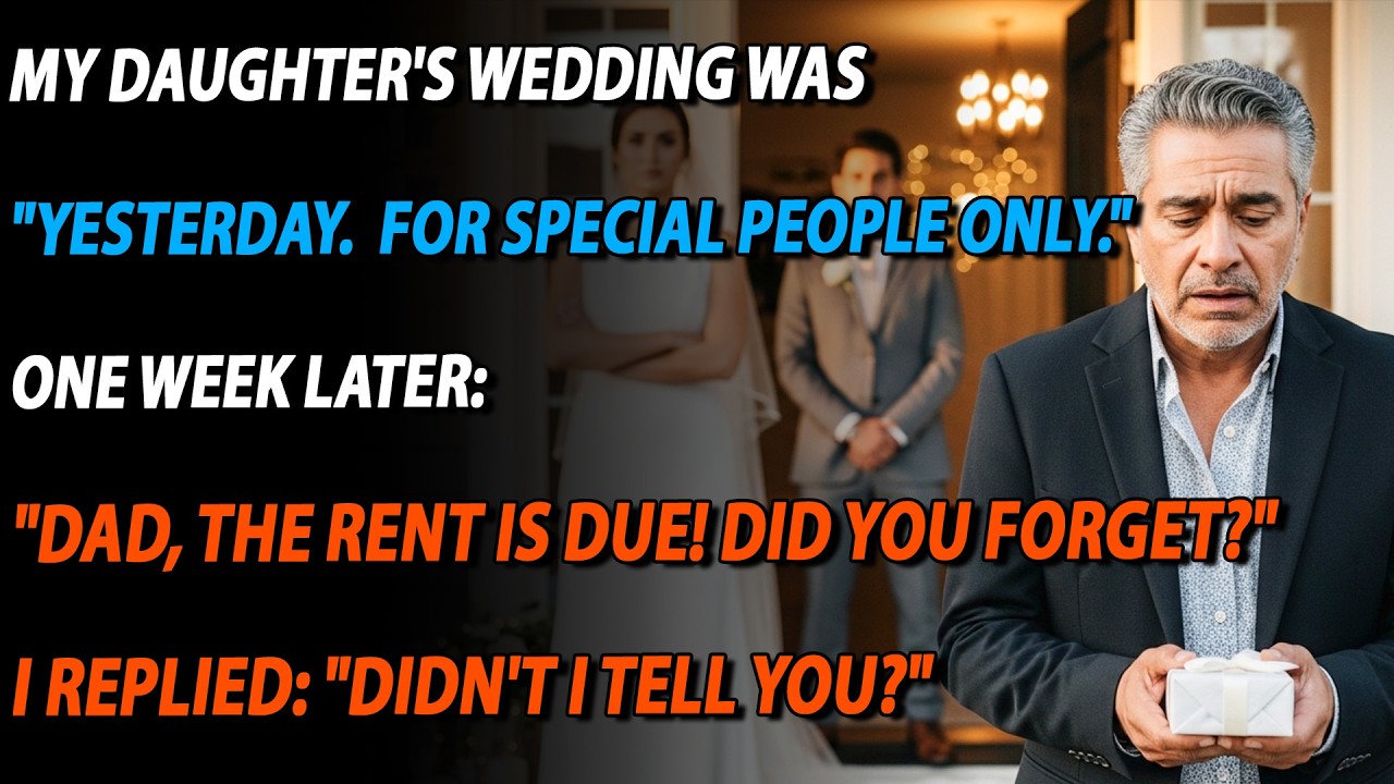 🚨 My Daughter’s Wedding Was “For Special Guests Only”… A Week Later, I Discovered WHY 😱🔥
