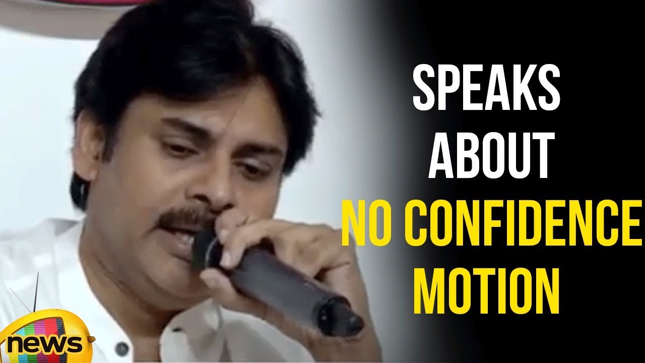 Janasena Chief Pawan Kalyan Speaks About No Confidence Motion | Mango News