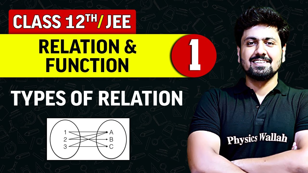 Relation and Function 01 : Types of Relation | Class 12th/JEE