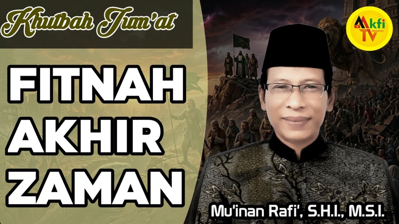 [Khutbah Jum'at] FITNAH AKHIR ZAMAN || Mu'inan Rafi'