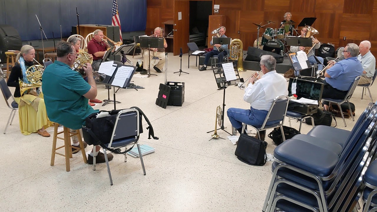 Ancient City Brass Rehearsal, The Days Of Wine And Roses By Henry Mancini, Arr Bill Prince