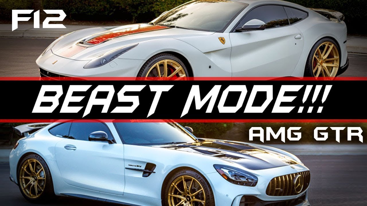 GARAGE GOALS FERRARI F12 AND AMG GTR GET A CRAZY TRANSFORMATION