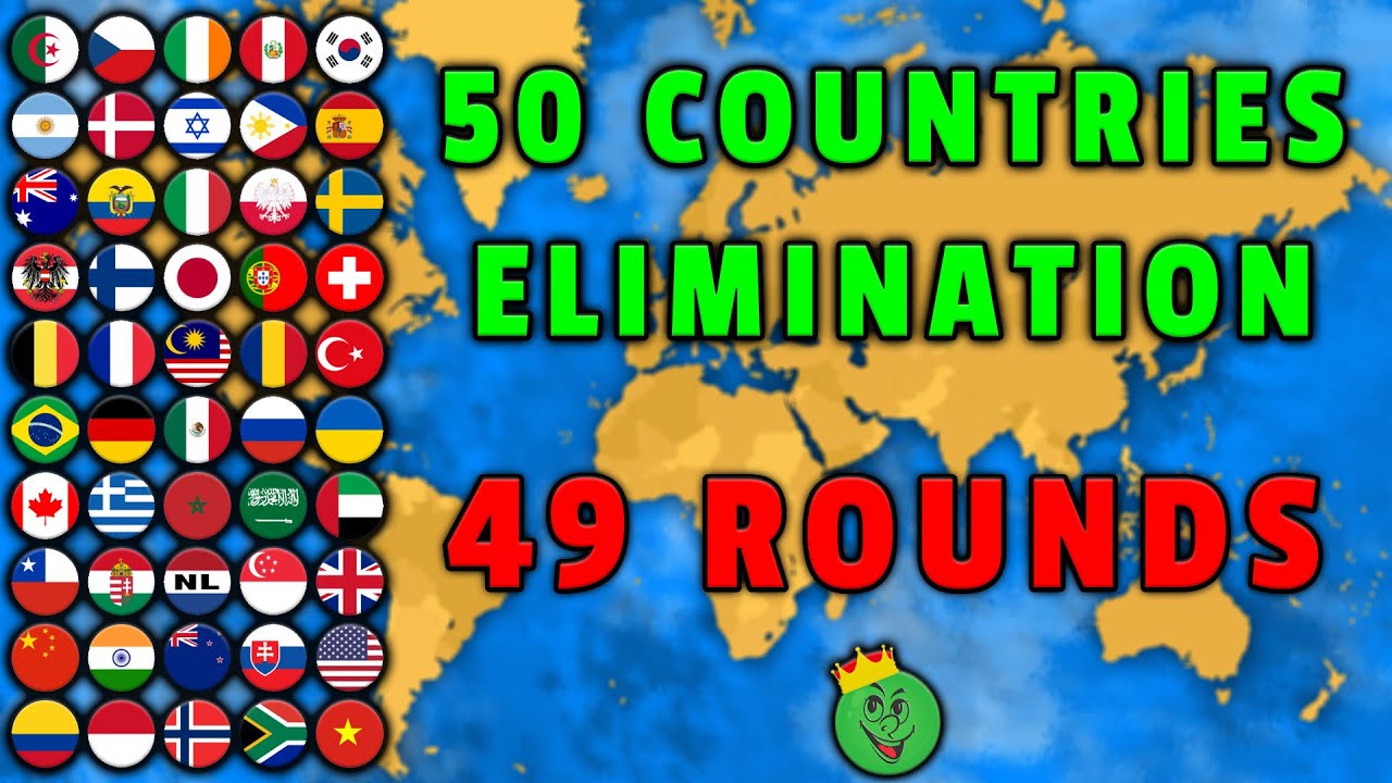 50 Countries Elimination Marble Race