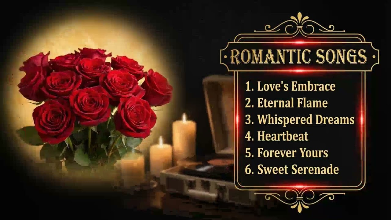 💖 Romantic Evening Love Songs - 200 Intimate Ballads for Candlelit Nights & Rose Petals