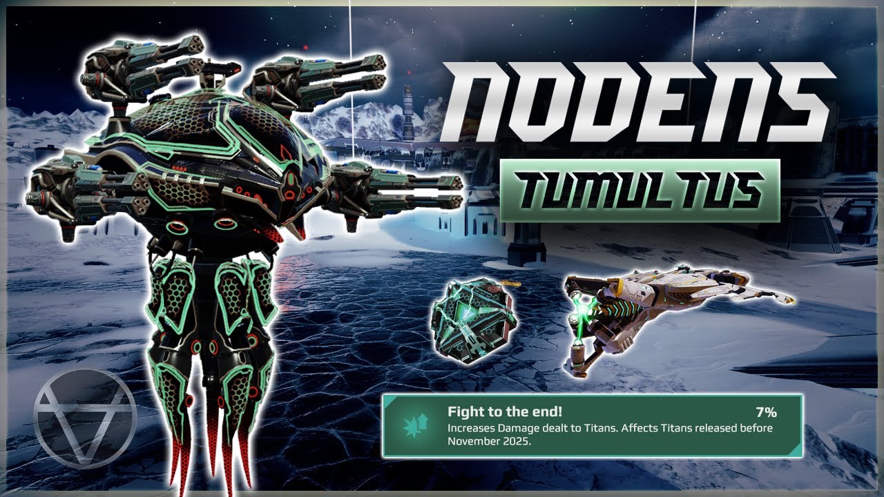 Ultimate Nodens Tumultus +142% DMG UE Nuke AMP – Titan Gameplay | War Robots