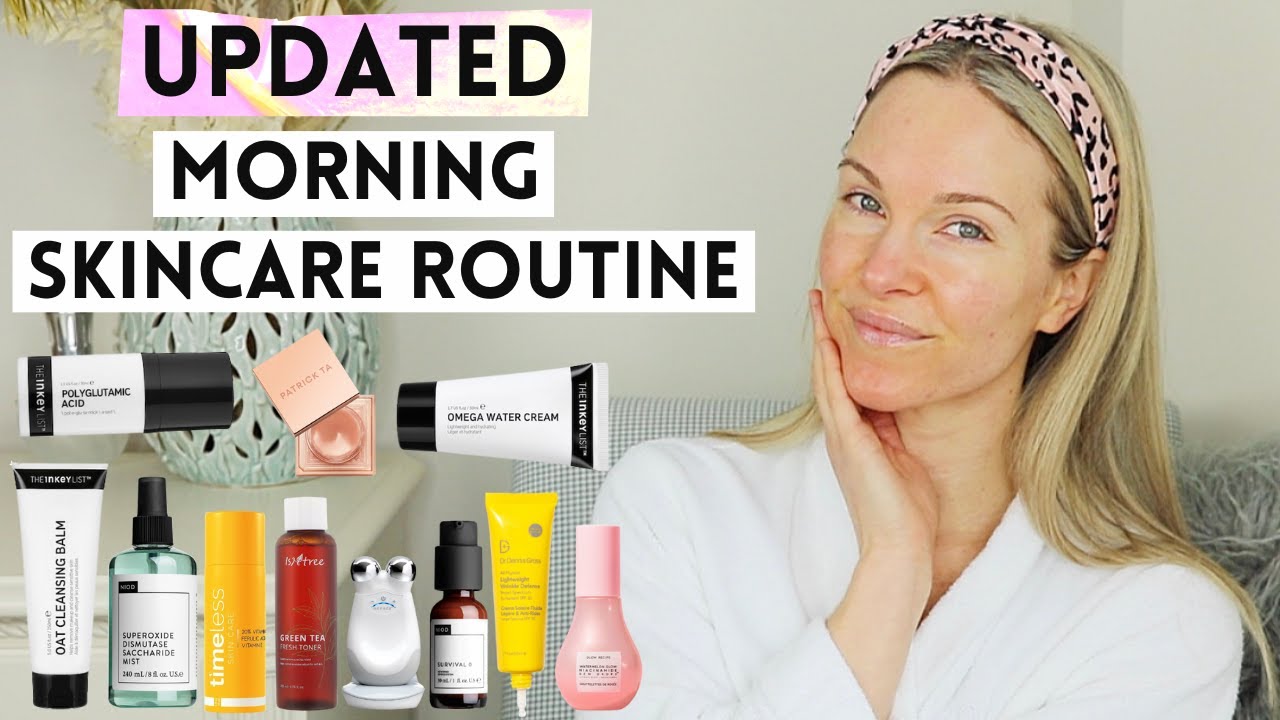 MORNING ANTI-AGING SKINCARE ROUTINE | UPDATE!