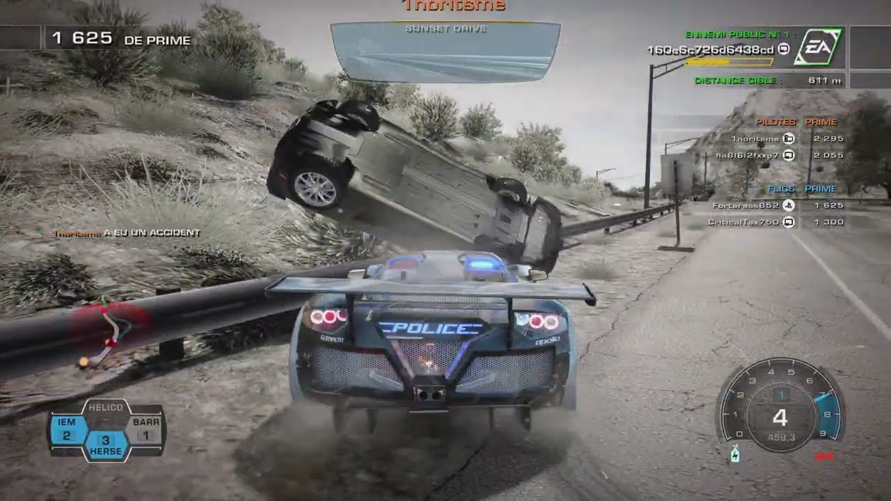 Une paire VS un brelan en hypercars Need for Speed Hot Pursuit Remastered
