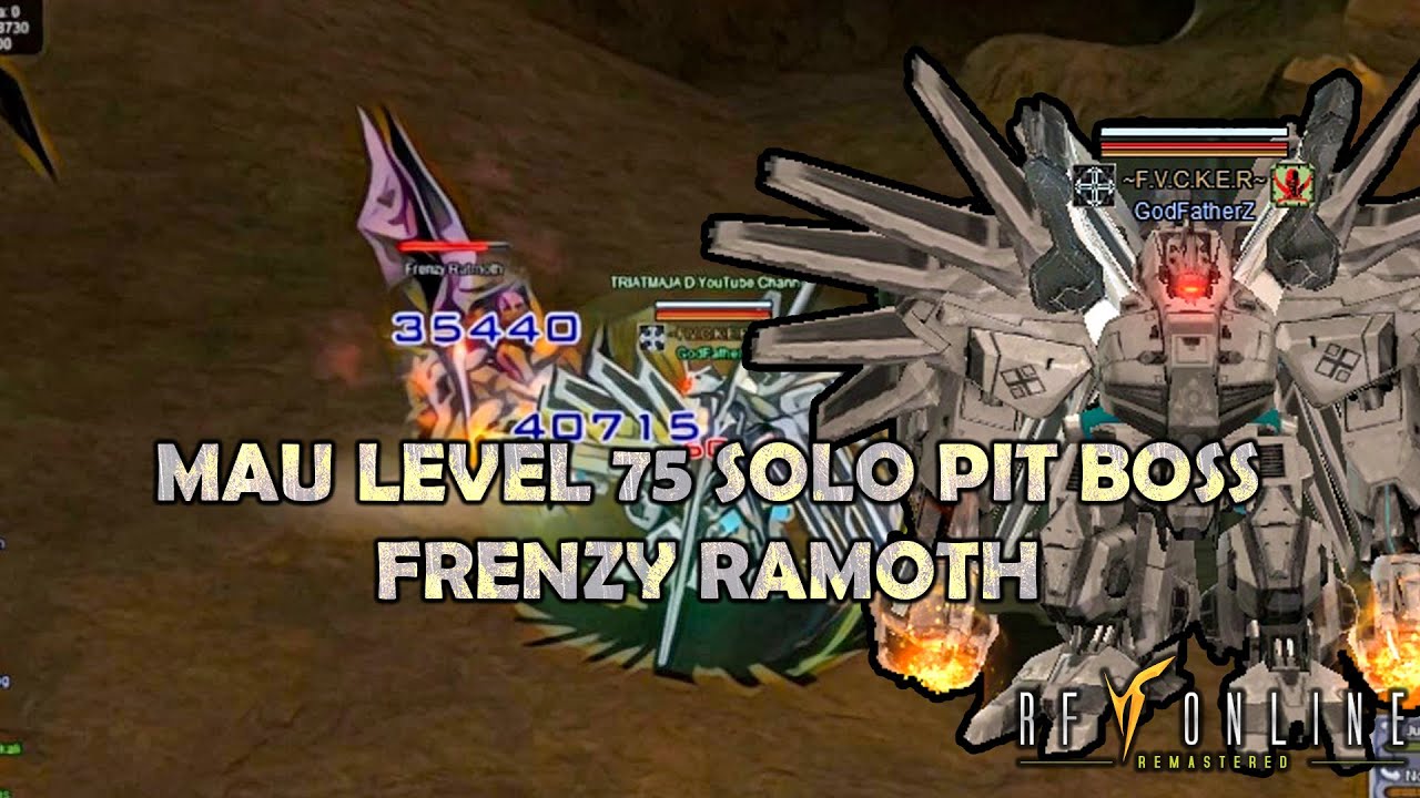 MAU Lv 75 Solo Hit Pit Boss Frezy Ramoth | RF Remastered Indonesia