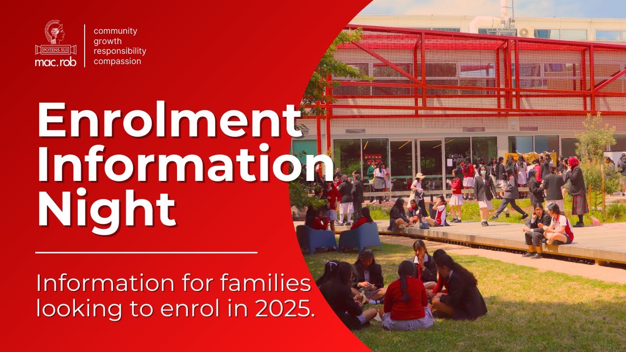 Enrolment Information Night | Year 9-11 in 2025