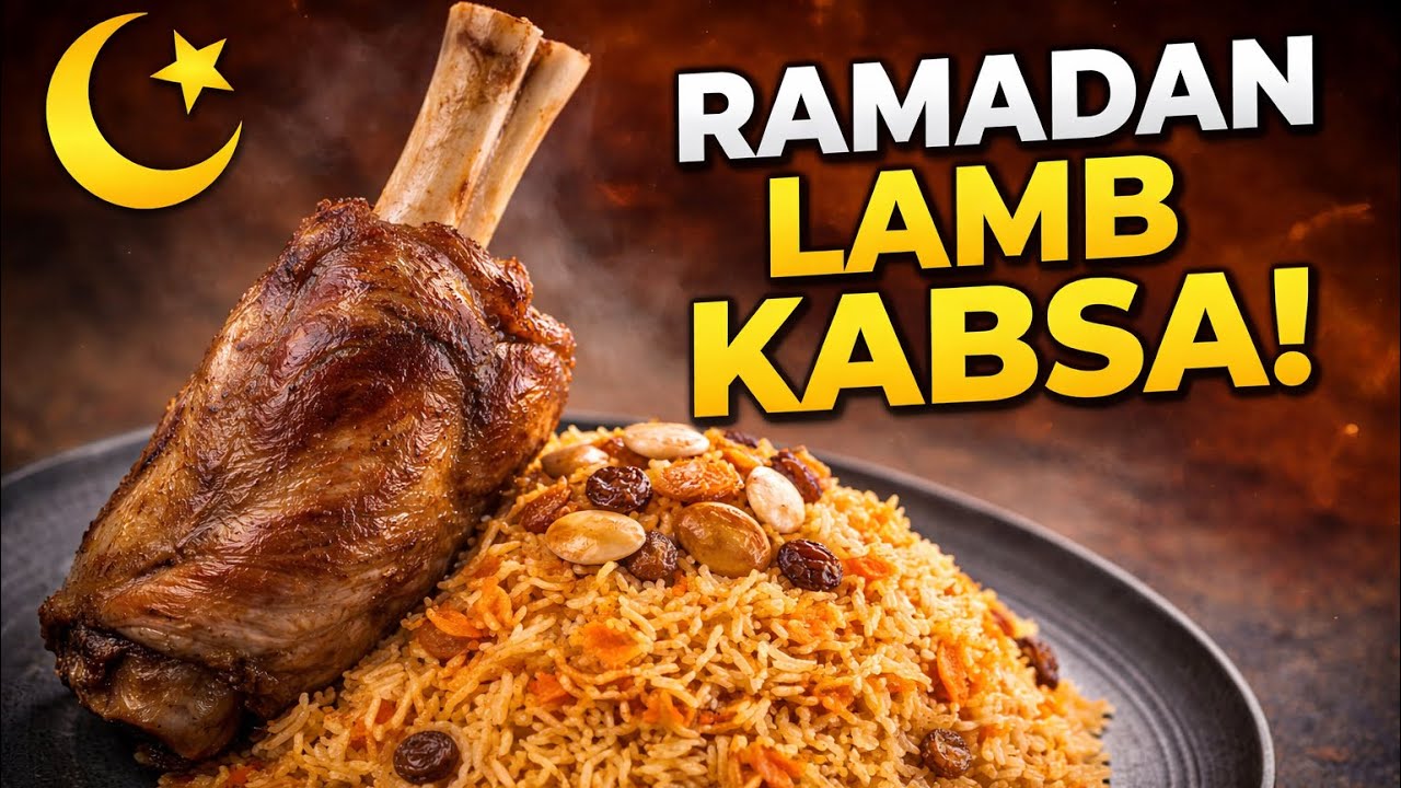 👑 Royal Lamb Kabsa | Authentic Middle Eastern Ramadan Recipe 🌙🔥