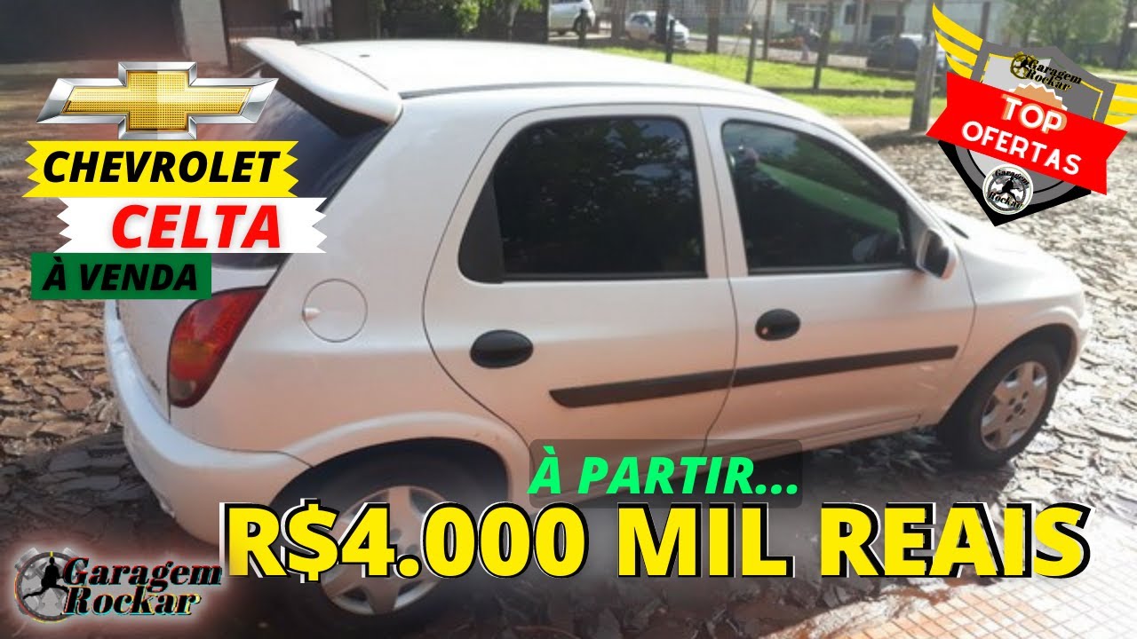 TOP OFERTAS [CHEVROLET CELTA] À PARTIR DE 4 MIL REAIS! #celtabarato #celtaavenda #carroolx #rockar