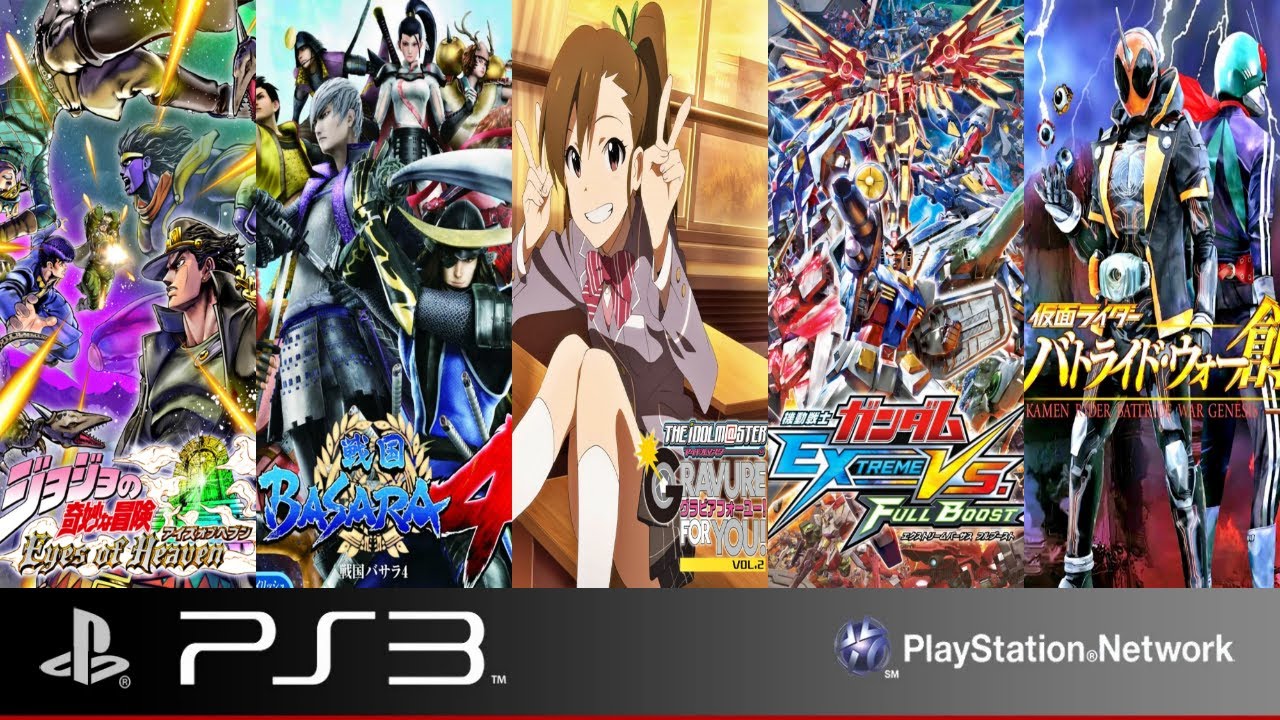 355 All PS3 GAMES Only in Region Japan (JP) - Exclusive Games in Japan