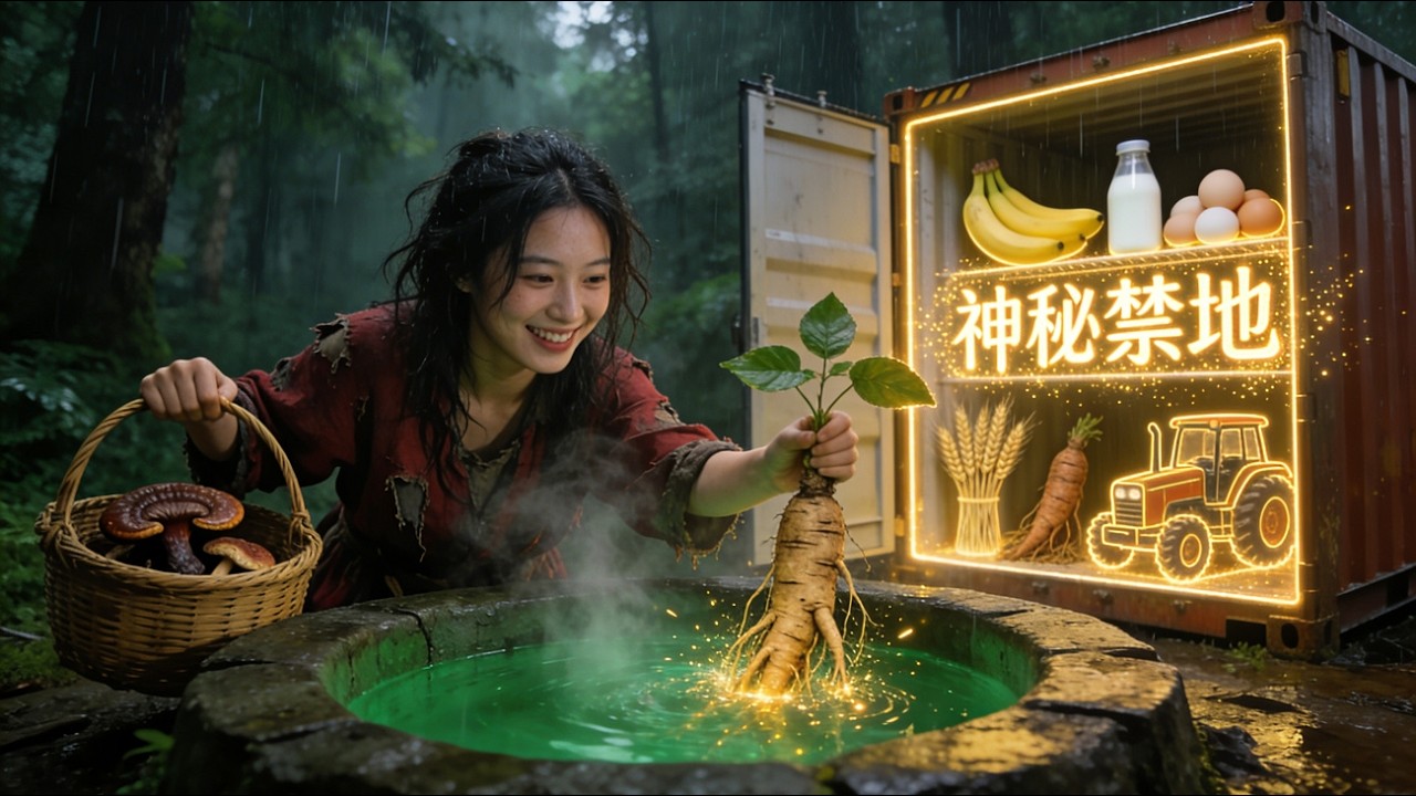 【完結】🔥神秘寶庫靈芝、人參樣樣俱全？穿越成農女靠靈泉空間神秘寶庫帶家庭致富！ ！ ！