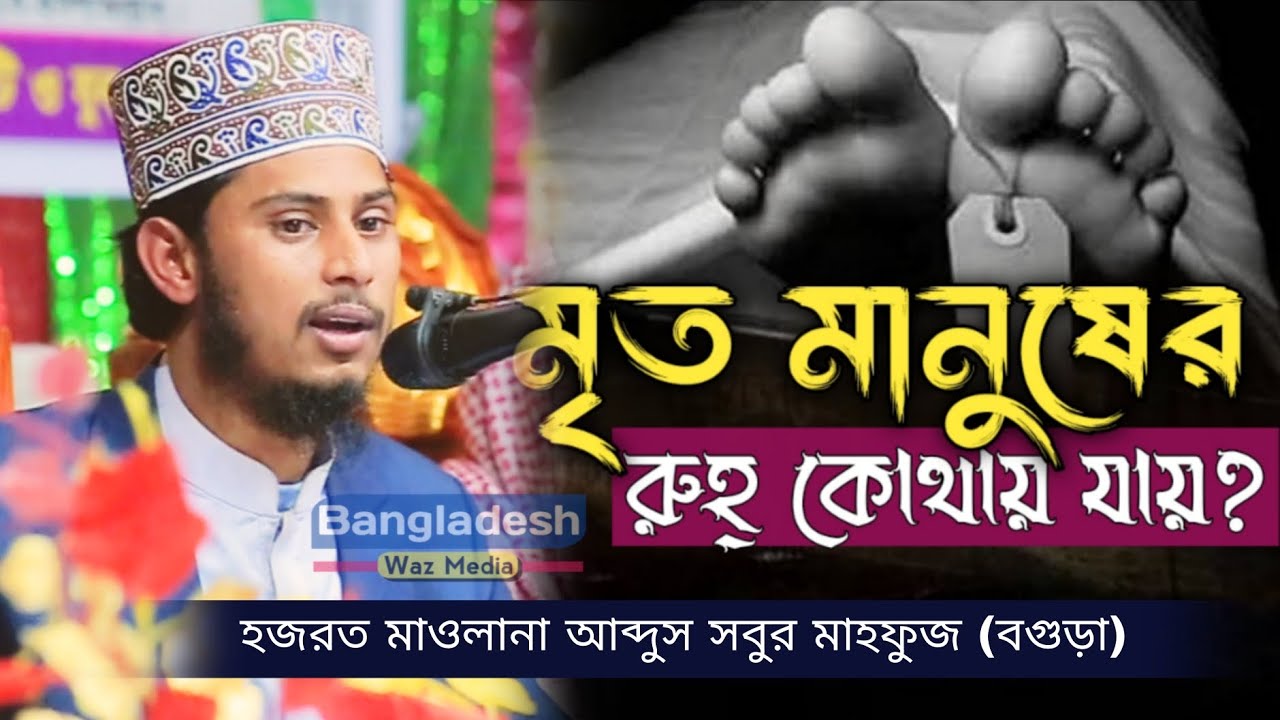 মৃত মানুষের রুহ কথায় যায়? | মাওলানা আব্দুস সবুর মাহফুজ বগুড়া | New Waz 2026 | Bangladesh Waz Media