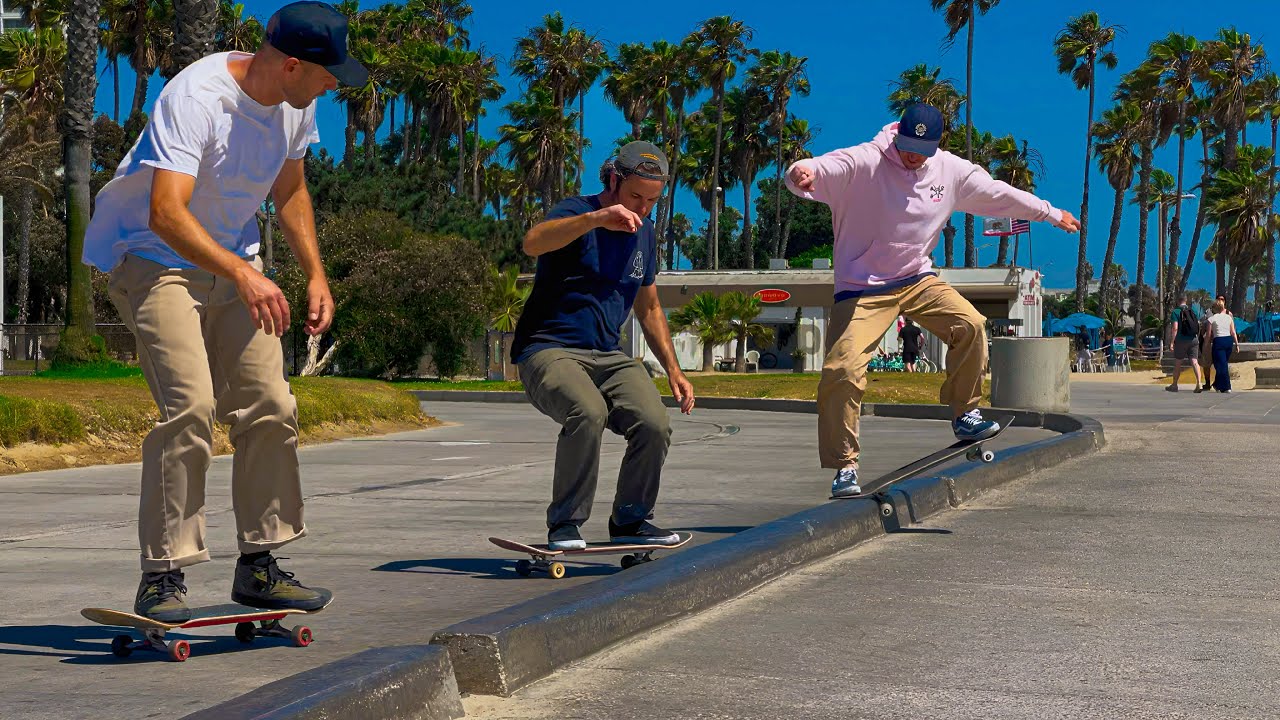 Skating the Legendary Venice Curb with Roger Bagley