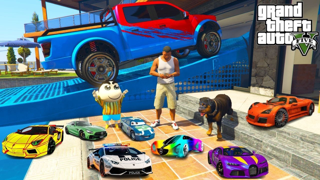 Franklin Gifting NEW RC TOY CARS To Shinchan in GTA 5