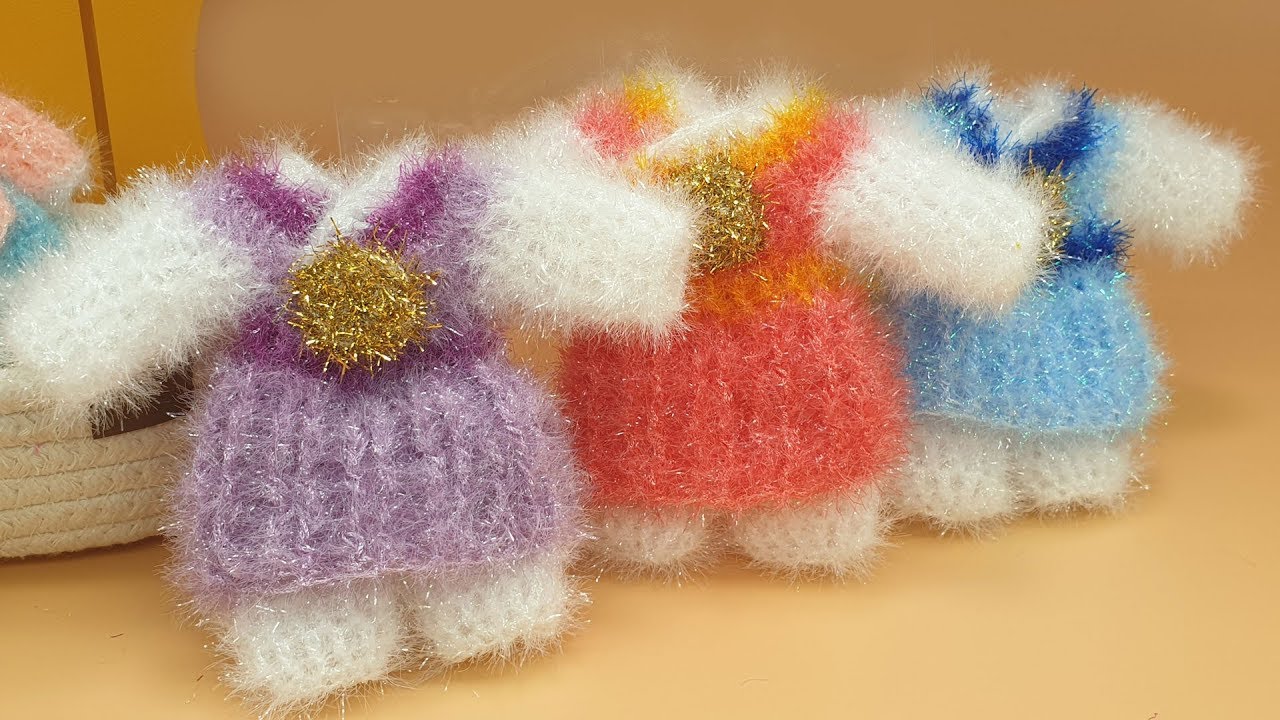 [코바늘뜨개crochet] 세자저하 한복 수세미 뜨기   Crochet Dish Scrubby
