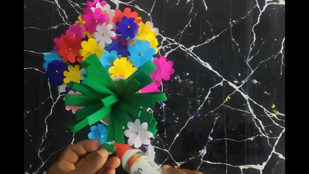Paper Cup-la பூத்த பூ 💐  #flowercraft #flowers #artandcraft #craft #diy #handmade 