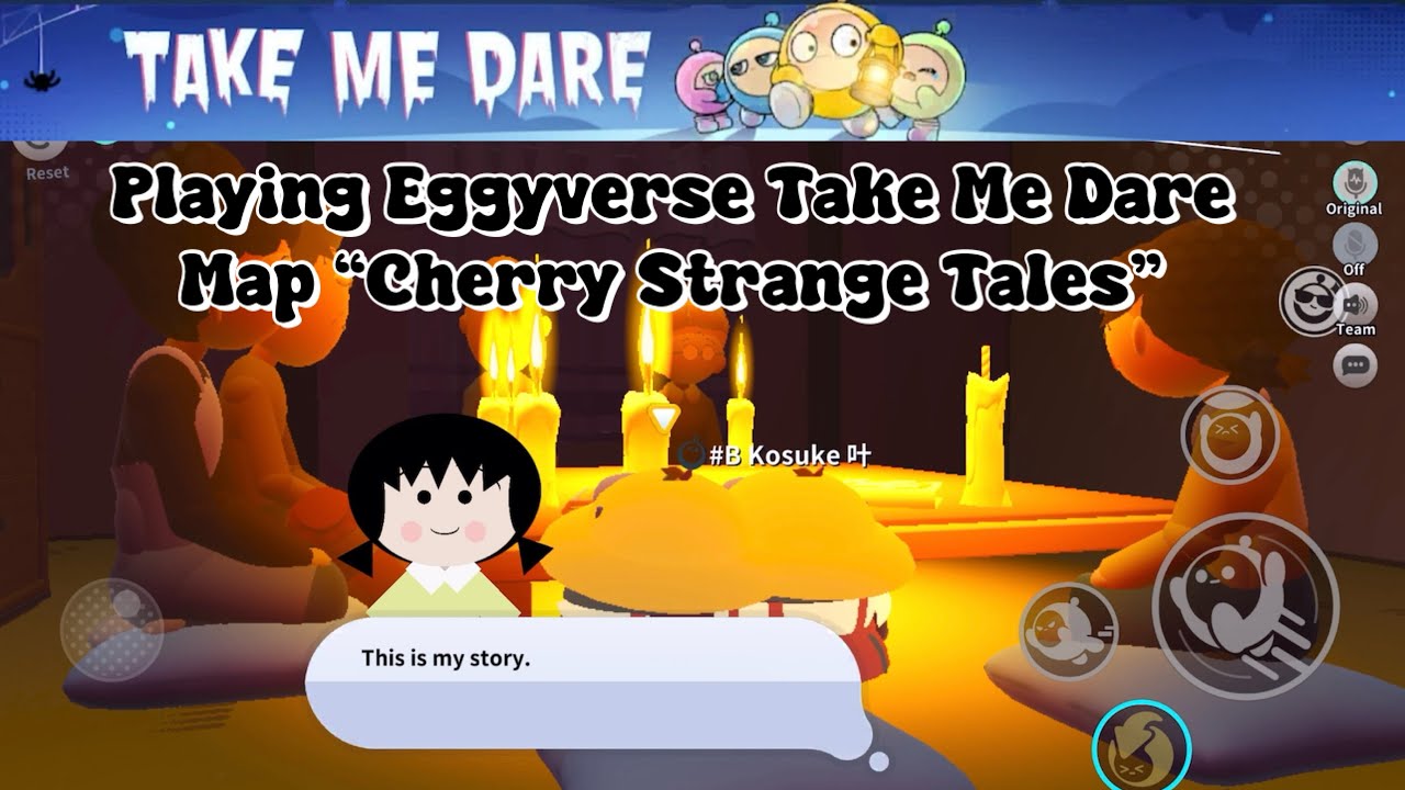 Playing Eggyverse Take Me Dare Map “ Cherry Strange Tales” - Eggy Party