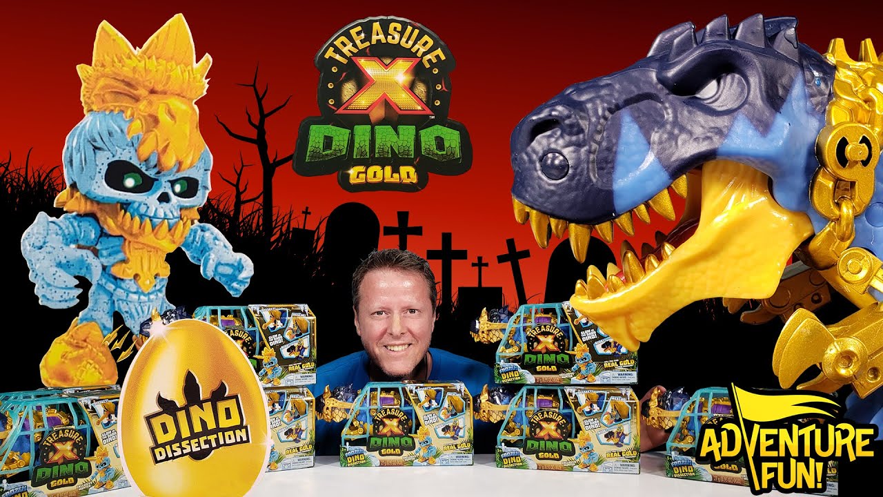 Treasure X Dino Gold «Frozen Dino Dissection» — светящийся в темноте динозавр! Обзор приключенчес...
